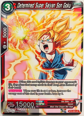 BT3-005 - Determined Super Saiyan Son Goku - Uncommon