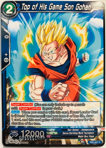 TB2-021 - Top of His Game Son Gohan - Common