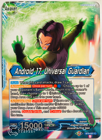 BT9-021 - Android 17, Universal Guardian - Leader - Common
