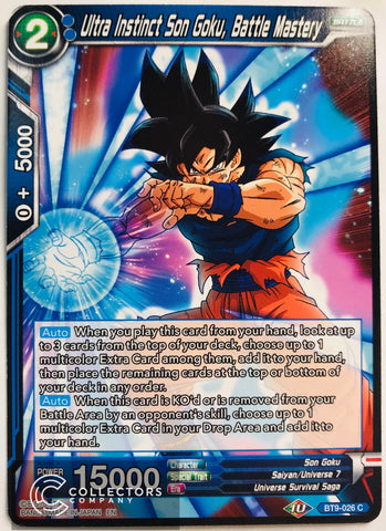 BT9-026 - Ultra Instinct Son Goku, Battle Mastery - Common