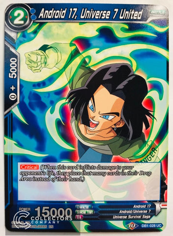 DB1-028 - Android 17, Universe 7 United - Uncommon