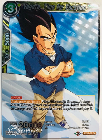 EX09-02 - Vegeta, Time for Vacation - Expansion Rare FOIL