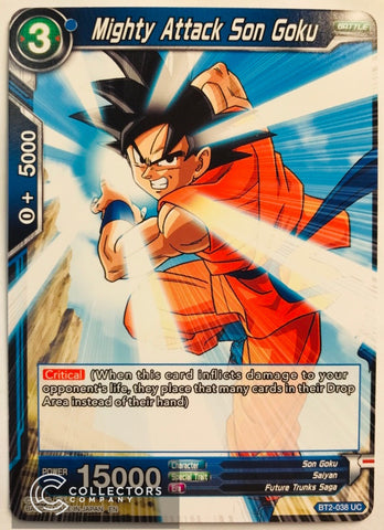BT2-038 - Mighty Attack Son Goku - Uncommon