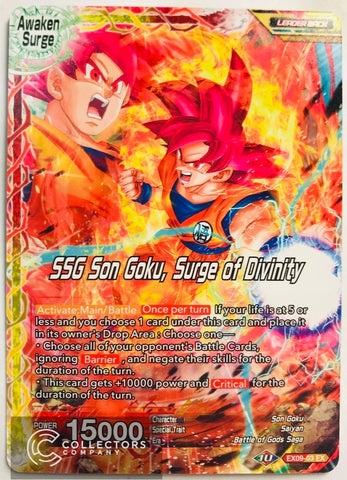 EX09-03 - SSG Son Goku, Surge of Divinity - Leader - Expansion Rare