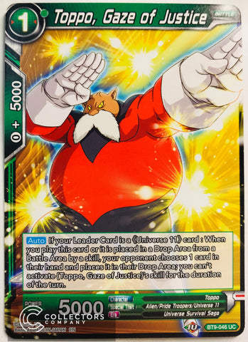 BT9-046 - Toppo, Gaze of Justice - Uncommon