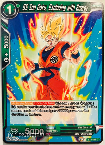 BT6-055 - SS Son Goku, Exploding with Energy - Common