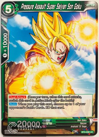 BT3-058 - Pressure Assault Super Saiyan Son Goku - Uncommon