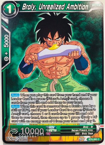BT6-063 - Broly, Unrealized Ambition - Common