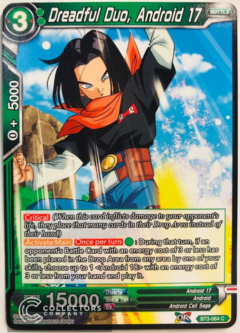 BT3-064 - Dreadful Duo, Android 17 - Common