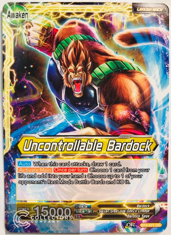 BT4-071 - Uncontrollable Bardock - Leader - Uncommon