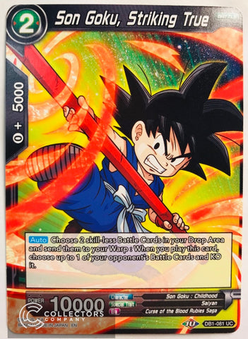 DB1-081 - Son Goku, Striking True - Uncommon