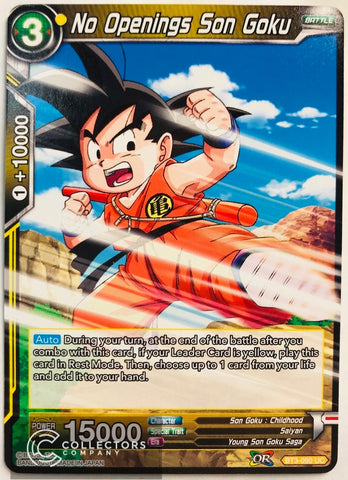 BT3-090 - No Openings Son Goku - Uncommon