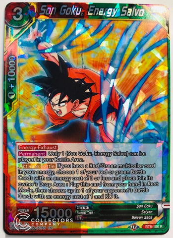 BT8-106 - Son Goku, Energy Salvo - Rare