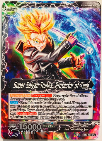 BT3-108 - Super Saiyan Trunks, Protector of Time - Leader - Uncommon