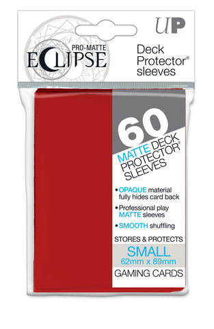 Ultra PRO - Pro-Matte ECLIPSE Small Sleeves 60ct - Apple Red