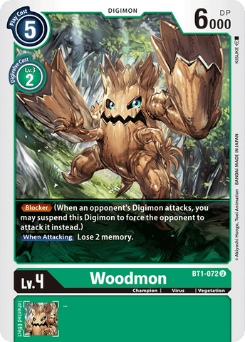 BT1-072 - Woodmon - Uncommon