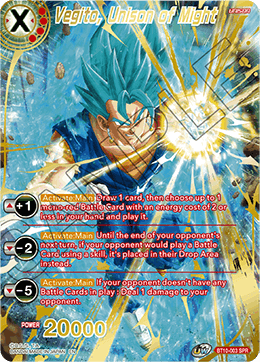 BT10-003 - Vegito, Unison of Might - Special Rare - 2ND EDITION