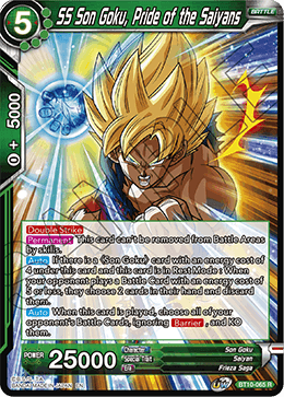 BT10-065 - SS Son Goku, Pride of the Saiyans - Rare FOIL - 2ND EDITION