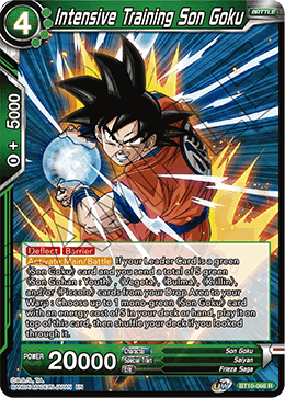 BT10-066 - Intensive Training Son Goku - Rare FOIL - 2ND EDITION