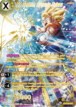 BT10-095 - SS Gogeta, Dynamic Unison - Special Rare - 2ND EDITION