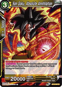 BT10-097 - Son Goku, Absolute Annihilation - Rare FOIL - 2ND EDITION
