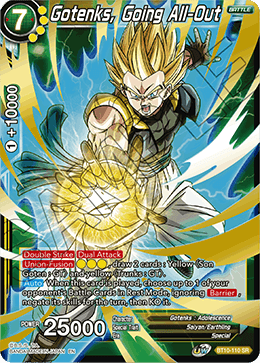 BT10-110 - Gotenks, Going All-Out - Super Rare - 2ND EDITION