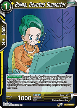BT10-113 - Bulma, Devoted Supporter - Rare FOIL - 2ND EDITION