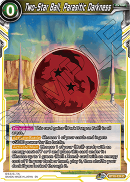 BT10-124 - Two-Star Ball, Parasitic Darkness - Common FOIL - 2ND EDITION