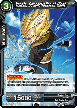 BT10-129 - Vegeta, Demonstration of Might - Common FOIL - 2ND EDITION