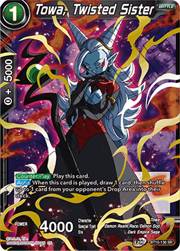 BT10-136 - Towa, Twisted Sister - Super Rare - 2ND EDITION