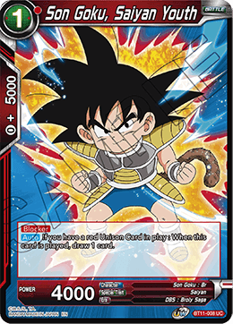 BT11-008 - Son Goku, Saiyan Youth - Uncommon FOIL