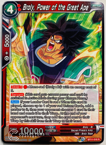 BT11-016 - Broly, Power of the Great Ape - Rare