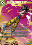 BT11-034 - SS4 Son Goku, Protector of the Earth - Super Rare Alt Art - Gold Stamp