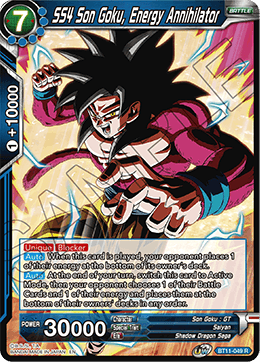 BT11-049 - SS4 Son Goku, Energy Annihilator - Rare FOIL - 2ND EDITION