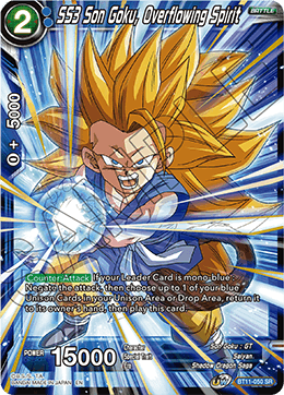 BT11-050 - SS3 Son Goku, Overflowing Spirit - Super Rare - 2ND EDITION