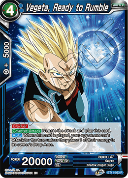 BT11-053 - Vegeta, Ready to Rumble - Rare FOIL - 2ND EDITION