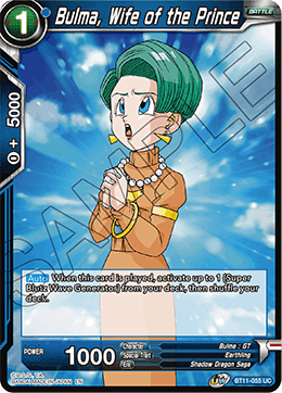 BT11-055 - Bulma, Wife of the Prince - Uncommon FOIL