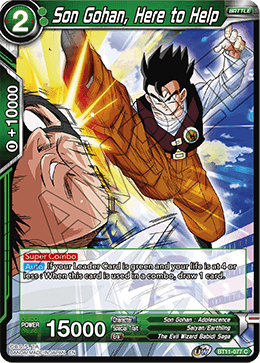 BT11-077 - Son Gohan, Here to Help - Common FOIL