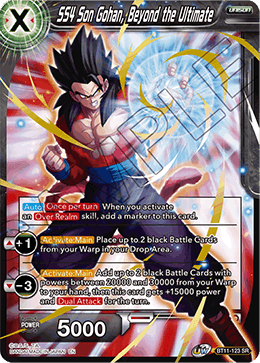 BT11-123 - SS4 Son Gohan, Beyond the Ultimate - Super Rare - 2ND EDITION