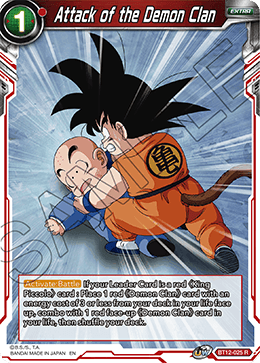BT12-025 - Attack of the Demon Clan - Rare