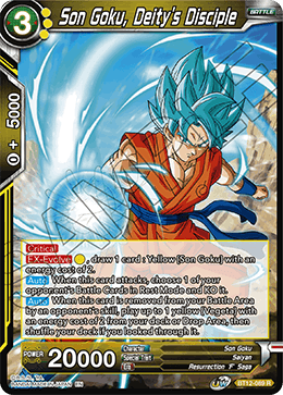 BT12-089 - Son Goku, Deity's Disciple - Rare