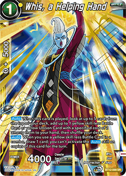 BT12-099 - Whis, a Helping Hand - Super Rare