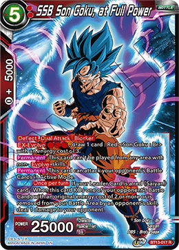 BT13-017 - SSB Son Goku, at Full Power - Rare FOIL