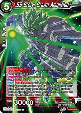 BT13-024 - SS Broly, Brawn Amplified - Uncommon FOIL