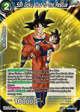 BT13-035 - Son Goku, Dad to the Rescue - Uncommon FOIL
