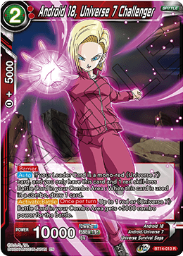 BT14-013 - Android 18, Universe 7 Challenger - Rare