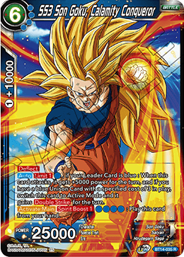BT14-035 - SS3 Son Goku, Calamity Conqueror - Rare FOIL