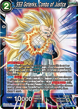 BT14-047 - SS3 Gotenks, Combo of Justice - Rare FOIL