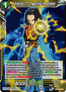 BT14-109 - Android 17, Thwarting the Enemy - Rare