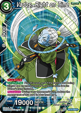 BT15-036 - Vados, Right on Time - Rare FOIL